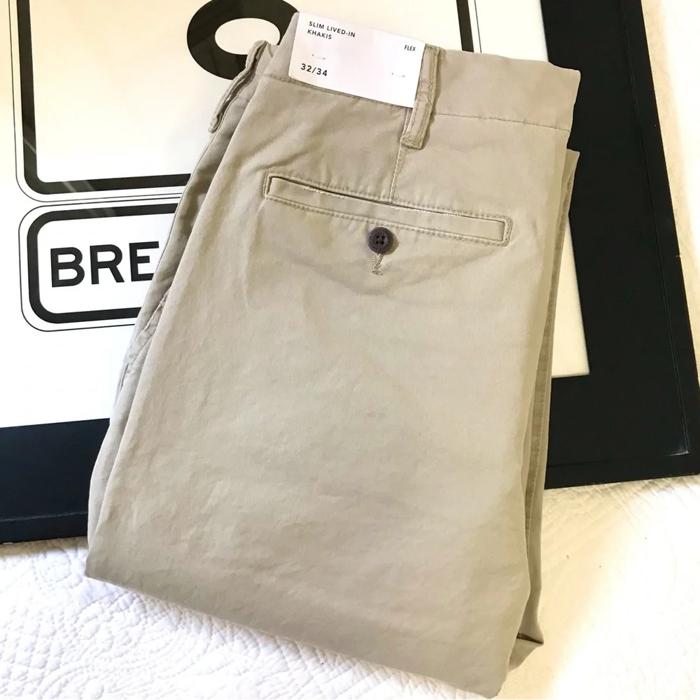 NWT American Eagle Lived In Khakis 32x33